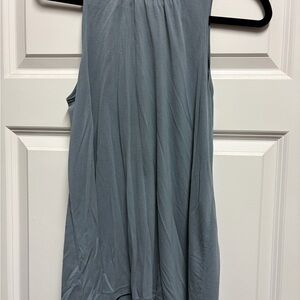 LOFT Slate Blue Sleeveless Top